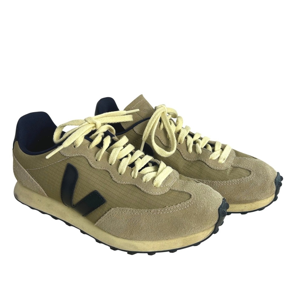Veja Sneakers Women 8.5 Rio Branco Ripstop Dune Black Suede Sustainable Casual